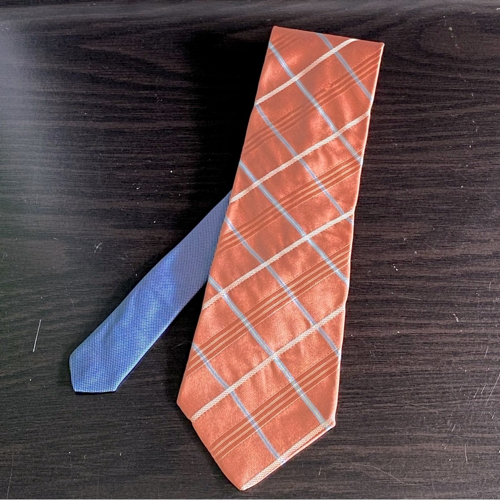 Coral Orange Tommy Hilfiger Mens’ Tie